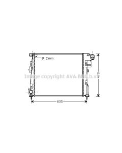 AVA QUALITY COOLING RTA2427 - Radiatore, Raffreddamento motore