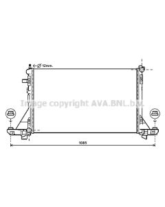 AVA QUALITY COOLING RTA2560 - Radiatore, Raffreddamento motore