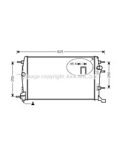 AVA QUALITY COOLING RTA2616 - Radiatore, Raffreddamento motore