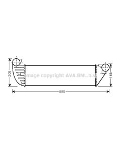 AVA QUALITY COOLING RTA4397 - Intercooler