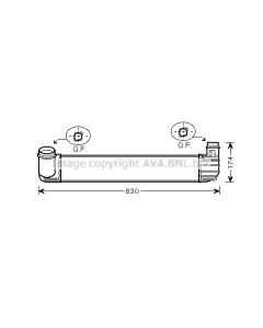 AVA QUALITY COOLING RTA4411 - Intercooler
