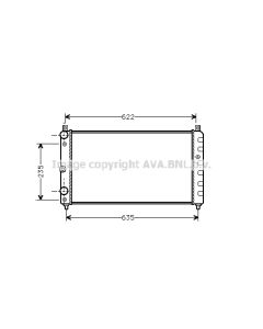 AVA QUALITY COOLING SAA2003 - Radiatore, Raffreddamento motore
