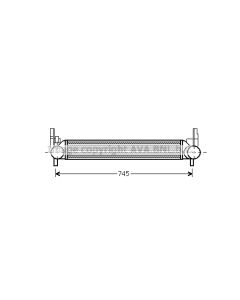 AVA QUALITY COOLING STA4039 - Intercooler