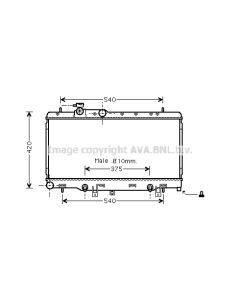 AVA QUALITY COOLING SUA2053 - Radiatore, Raffreddamento motore