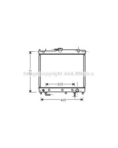 AVA QUALITY COOLING SZ2109 - Radiatore, Raffreddamento motore