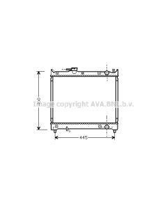 AVA QUALITY COOLING SZA2015 - Radiatore, Raffreddamento motore