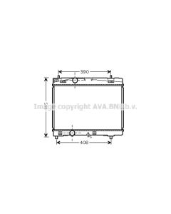 AVA QUALITY COOLING TOA2357 - Radiatore, Raffreddamento motore