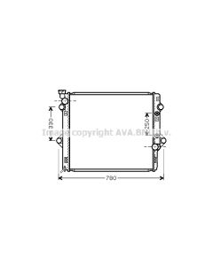 AVA QUALITY COOLING TOA2478 - Radiatore, Raffreddamento motore