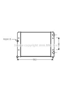 AVA QUALITY COOLING VNA2119 - Radiatore, Raffreddamento motore