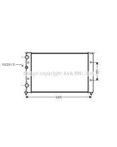 AVA QUALITY COOLING VNA2130 - Radiatore, Raffreddamento motore