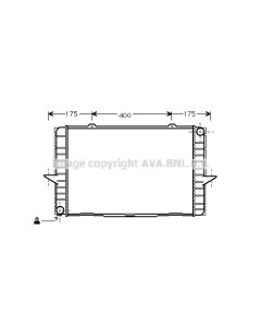 AVA QUALITY COOLING VO2063 - Radiatore, Raffreddamento motore
