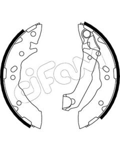 CIFAM 153168 - Kit ganasce freno