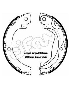 CIFAM 153453 - Kit ganasce, Freno stazionamento