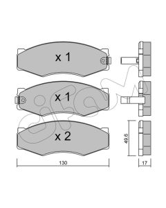 CIFAM 8220661 - Kit pastiglie freno, Freno a disco