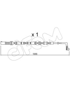 CIFAM SU283 - Contatto segnalazione, Usura past. freno/mat. d'attrito