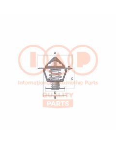 IAP QUALITY PARTS 15509022 - Termostato, Refrigerante