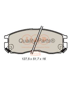 IAP QUALITY PARTS 70402041 - Kit pastiglie freno, Freno a disco