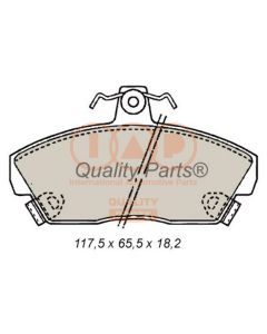 IAP QUALITY PARTS 70406020 - Kit pastiglie freno, Freno a disco