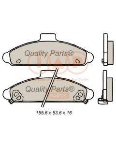 IAP QUALITY PARTS 70407040 - Kit pastiglie freno, Freno a disco