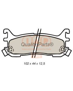 IAP QUALITY PARTS 70411024 - Kit pastiglie freno, Freno a disco