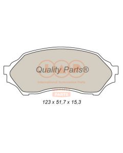 IAP QUALITY PARTS 70411025 - Kit pastiglie freno, Freno a disco