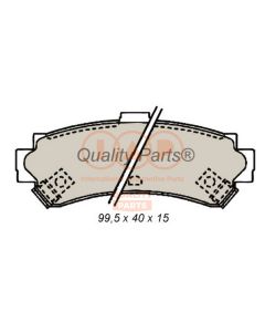 IAP QUALITY PARTS 70413089 - Kit pastiglie freno, Freno a disco