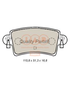 IAP QUALITY PARTS 70413161 - Kit pastiglie freno, Freno a disco
