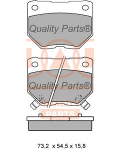 IAP QUALITY PARTS 70415041 - Kit pastiglie freno, Freno a disco