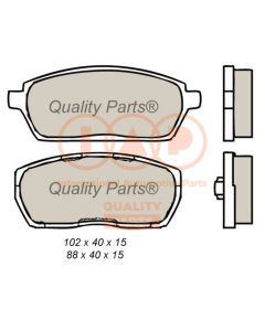 IAP QUALITY PARTS 70416071 - Kit pastiglie freno, Freno a disco