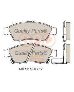IAP QUALITY PARTS 70416086 - Kit pastiglie freno, Freno a disco