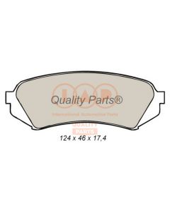 IAP QUALITY PARTS 70417048 - Kit pastiglie freno, Freno a disco