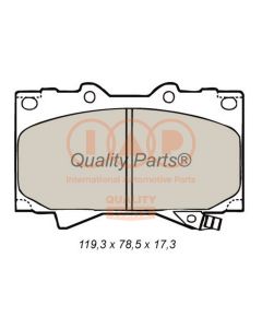 IAP QUALITY PARTS 70417052 - Kit pastiglie freno, Freno a disco