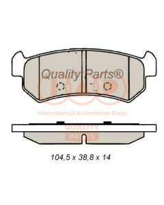 IAP QUALITY PARTS 70420035 - Kit pastiglie freno, Freno a disco