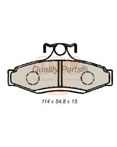 IAP QUALITY PARTS 70420041 - Kit pastiglie freno, Freno a disco