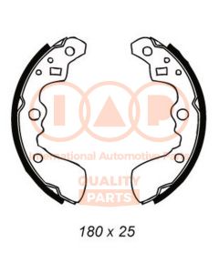IAP QUALITY PARTS 70503072 - Kit ganasce freno