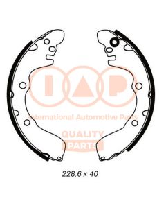 IAP QUALITY PARTS 70512051 - Kit ganasce freno