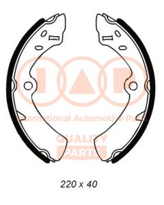 IAP QUALITY PARTS 70516021 - Kit ganasce freno