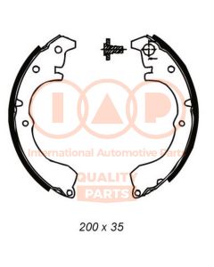 IAP QUALITY PARTS 70517086 - Kit ganasce freno