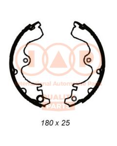 IAP QUALITY PARTS 70517091 - Kit ganasce freno
