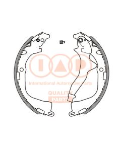 IAP QUALITY PARTS 70550010 - Kit ganasce freno