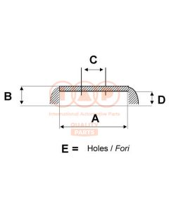 IAP QUALITY PARTS 71015030 - Tamburo freno