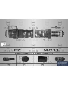 AKRON-MALÒ 80440 - Flessibile del freno