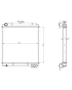 NRF 56103 - Radiatore, Raffreddamento motore