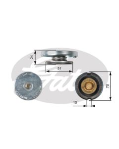 GATES RC103 - Tappo, radiatore