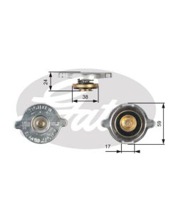 GATES RC109 - Tappo, radiatore