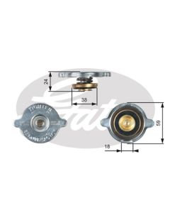 GATES RC113 - Tappo, radiatore