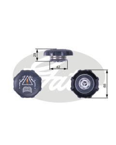 GATES RC239 - Tappo, serbatoio refrigerante