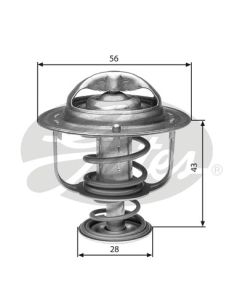 GATES TH31388G1 - Termostato, Refrigerante