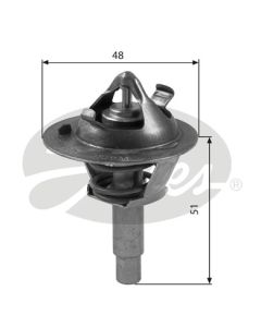 GATES TH38490G1 - Termostato, Refrigerante
