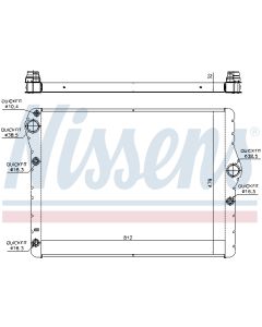 NISSENS 60778 - Radiatore, Raffreddamento motore